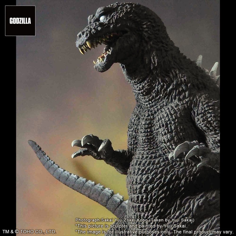 Godzilla 2001 TOHO Yuji Sakai Modeling Collection PVC Statue Godzilla Battle in the Storm 28 cm