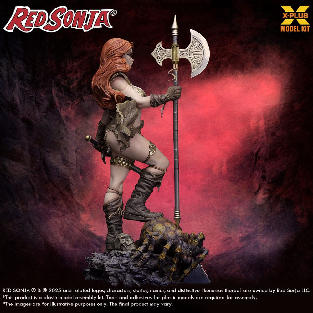 Red Sonja Plastic Model Kit 1/8 Red Sonja Neuauflage 27 cm