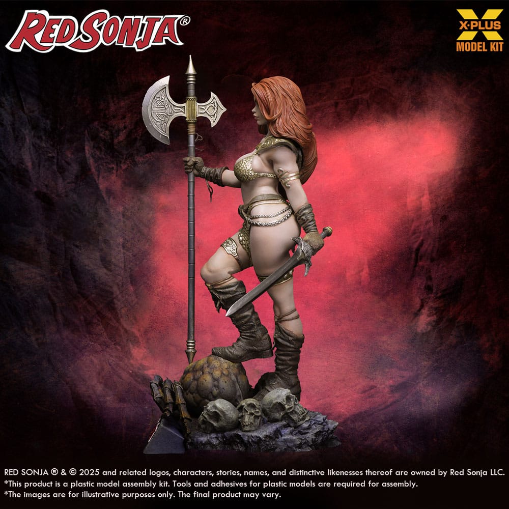 Red Sonja Plastic Model Kit 1/8 Red Sonja Neuauflage 27 cm