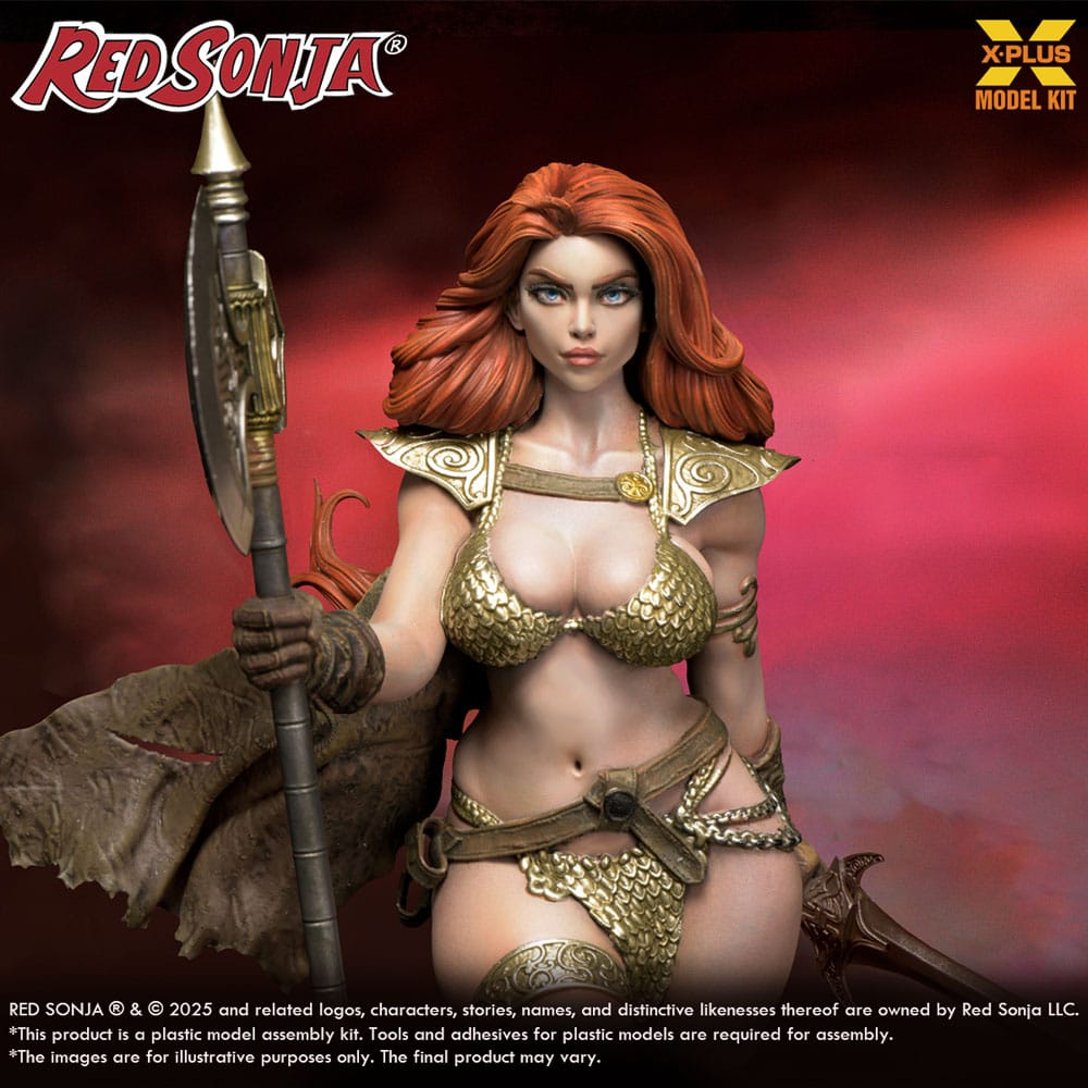 Red Sonja Plastic Model Kit 1/8 Red Sonja Neuauflage 27 cm