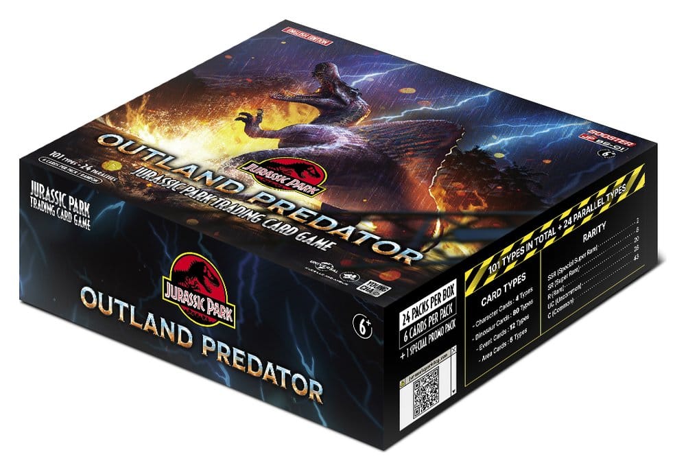 Jurassic Park TCG Outland Predator Booster Packs Display (24 ...