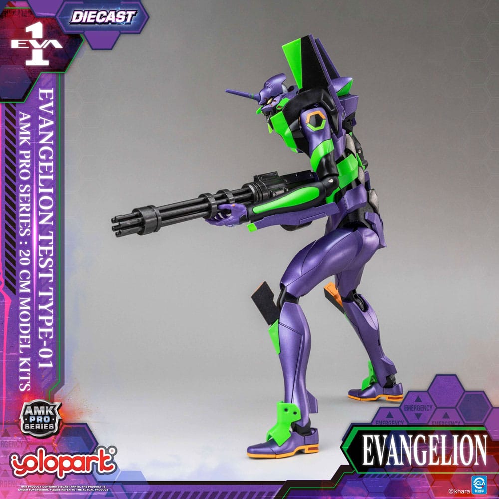 Neon Genesis Evangelion AMK Pro Series Model Kit Eva-01 Test Type 20 cm     