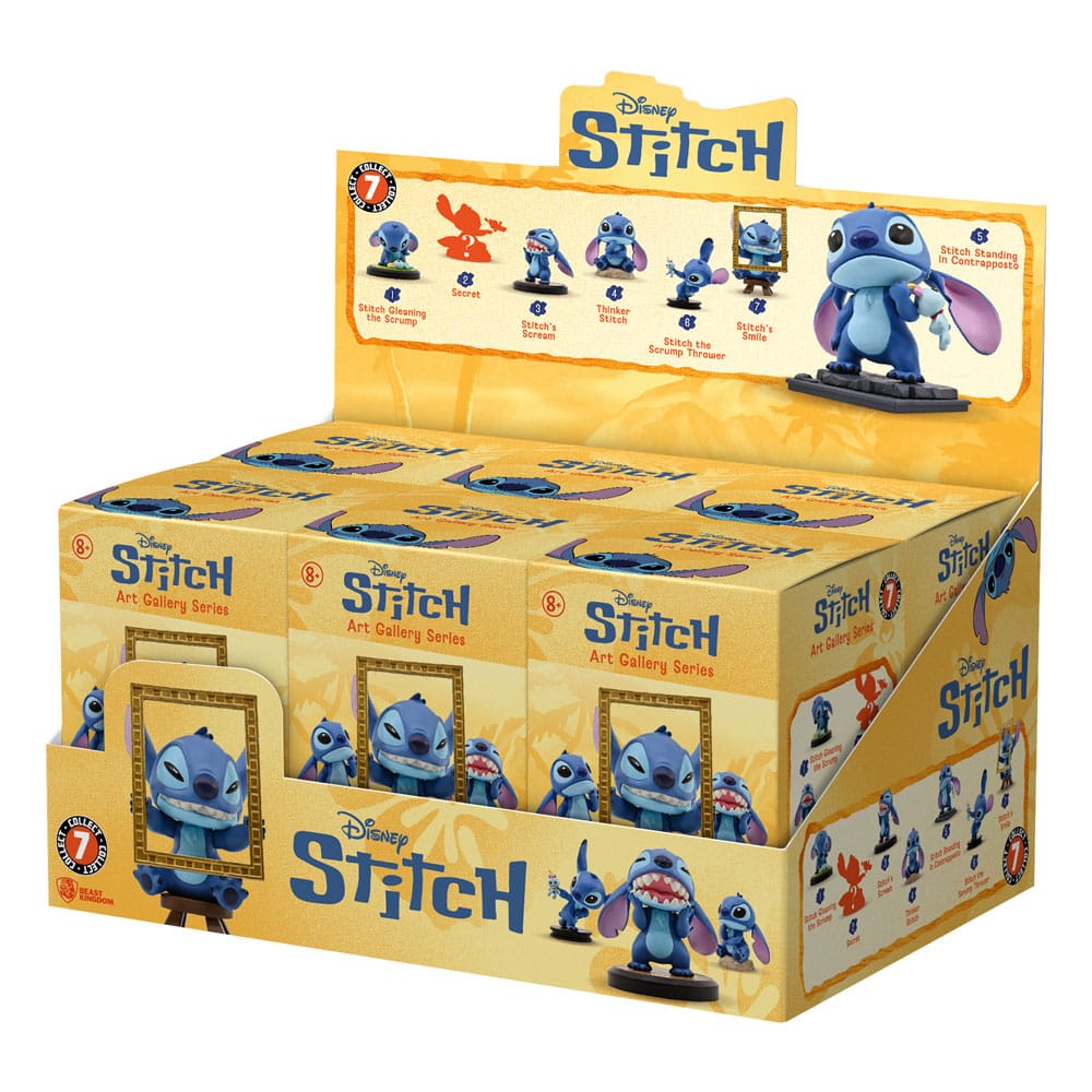 Lilo & Stitch Hero Box Art Gallery Series Minifiguren 8 cm Display (6)      