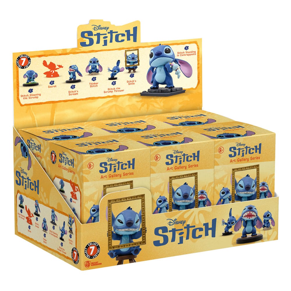 Lilo & Stitch Hero Box Art Gallery Series Minifiguren 8 cm Display (6)      