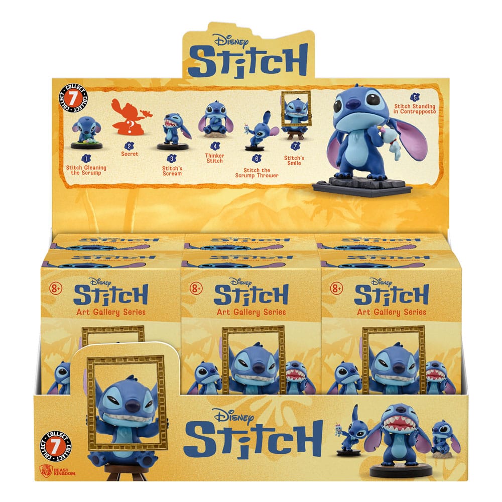 Lilo & Stitch Hero Box Art Gallery Series Minifiguren 8 cm Display (6)      