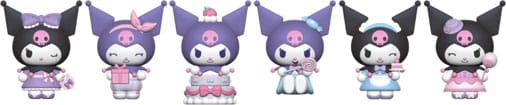 Sanrio Kuromi Party Series Minifiguren Kuromi  5 cm Blind Box Display (12)            