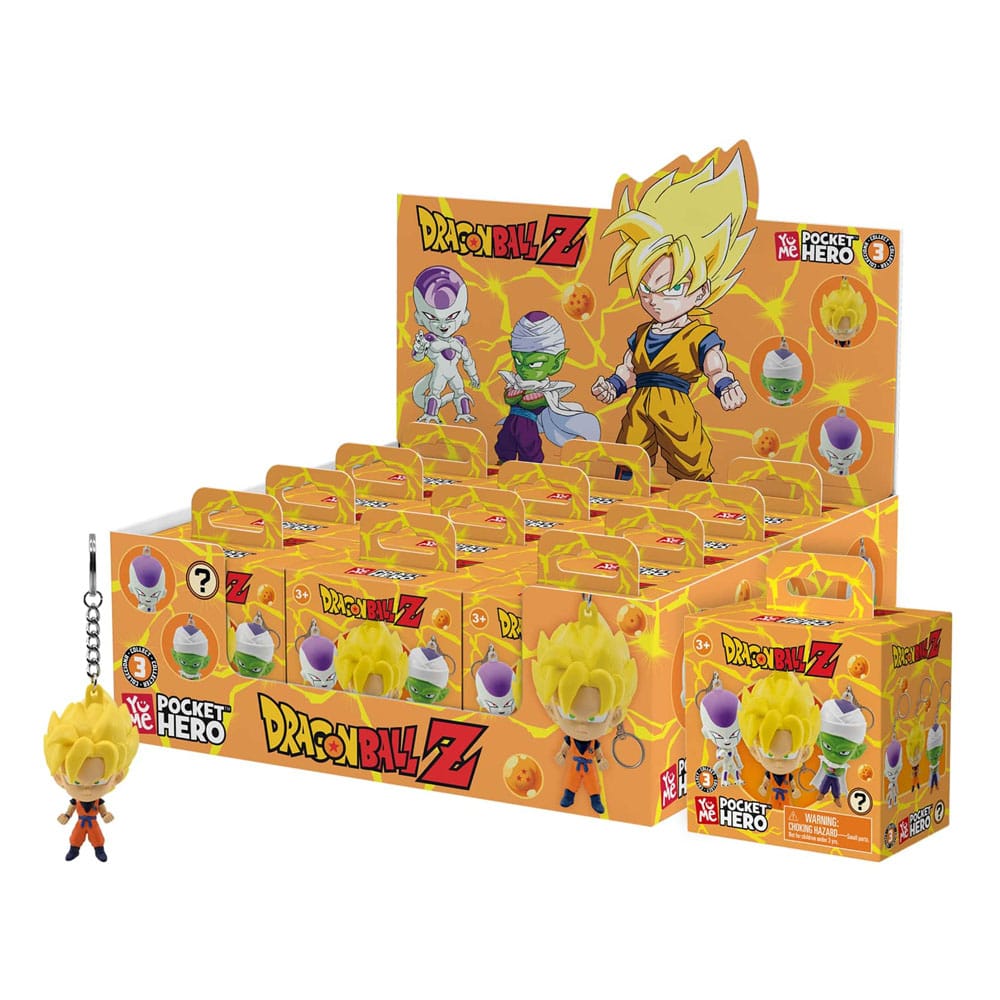 Dragon Ball Z Pocket Hero Schlüsselanhänger Series 1 Blind Box Display (12)          