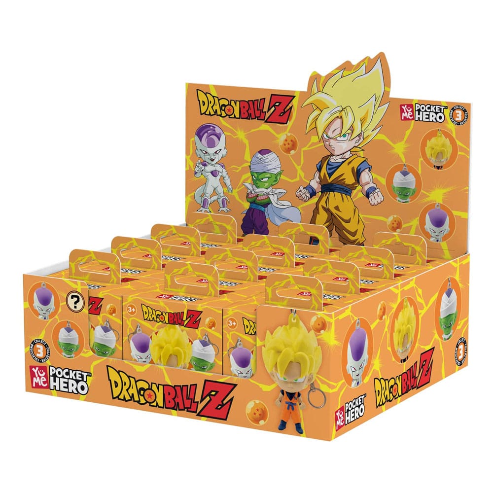 Dragon Ball Z Pocket Hero Schlüsselanhänger Series 1 Blind Box Display (12)          