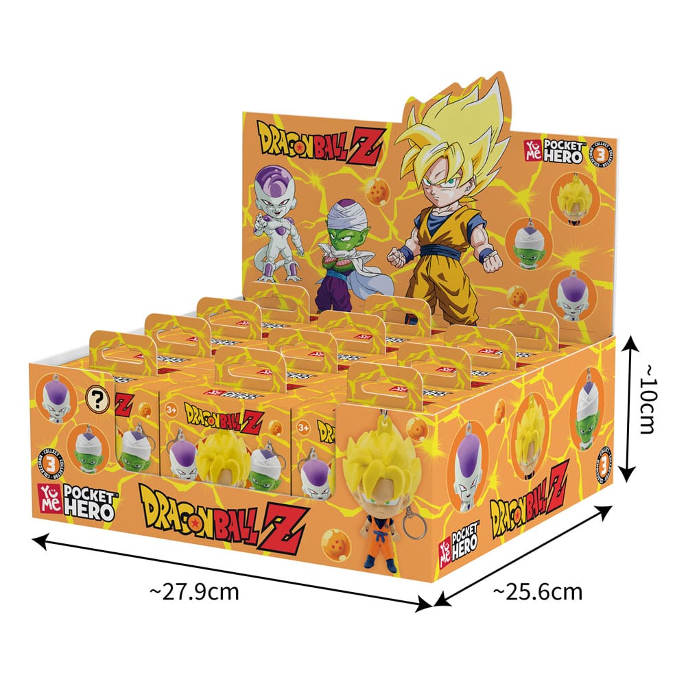 Dragon Ball Z Pocket Hero Schlüsselanhänger Series 1 Blind Box Display (12)          