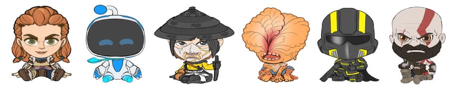 PlayStation Bobble Hero Wackelkopf-Figuren 6 cm Blind Box Display (12)       