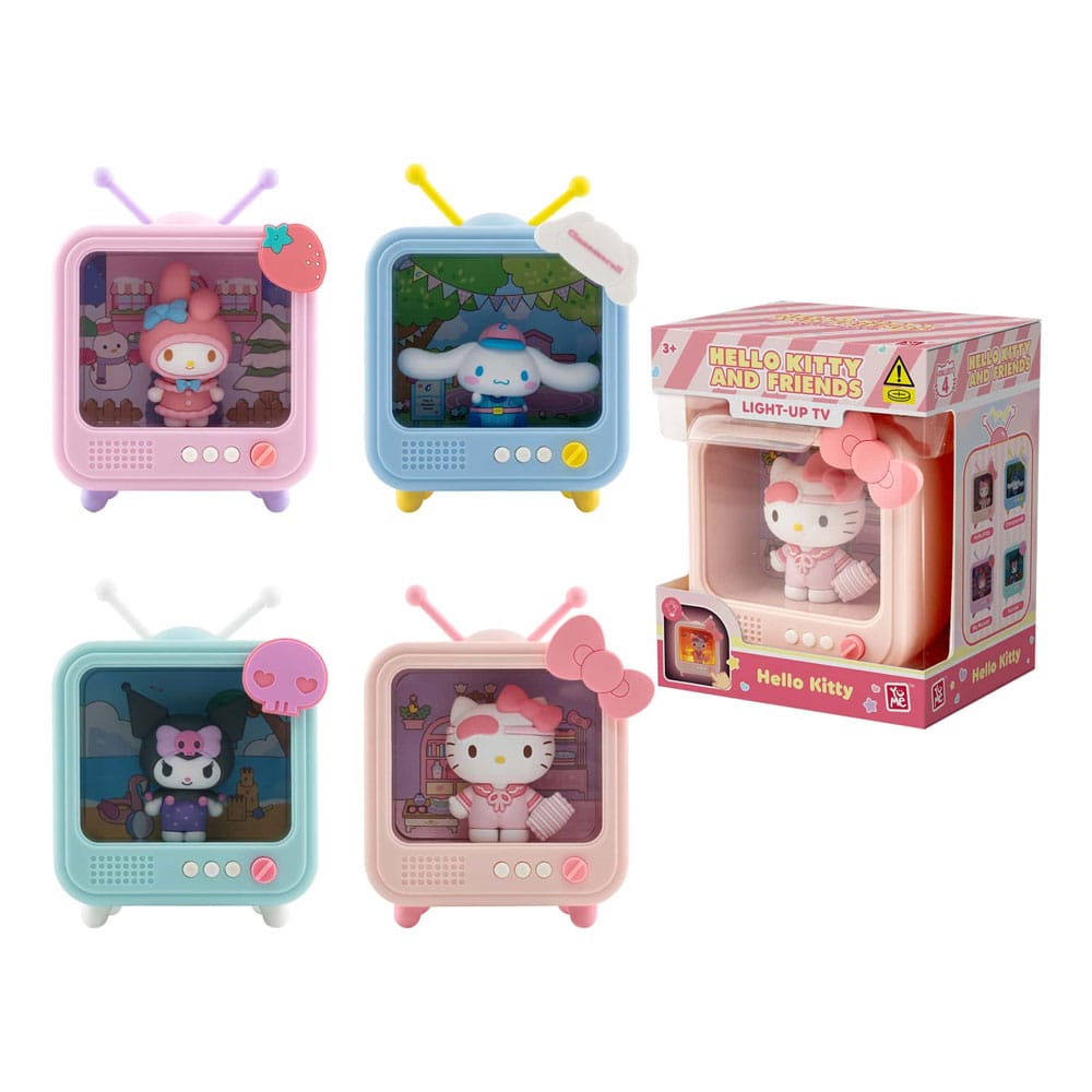 Sanrio Bedside Light TV Series Minifiguren Hello Kitty and Friends 8 cm Display (8)            