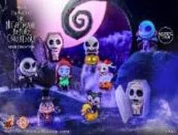 Nightmare Before Christmas Bobble Hero Cosbi Wackelkopf-Figuren Series 2 8 cm Blind Box Display (8)      