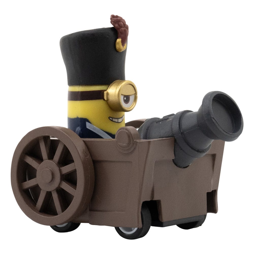 Minions Zoom Hero Rückzug-Fahrzeuge mit Figuren Blind Box Display (12)     