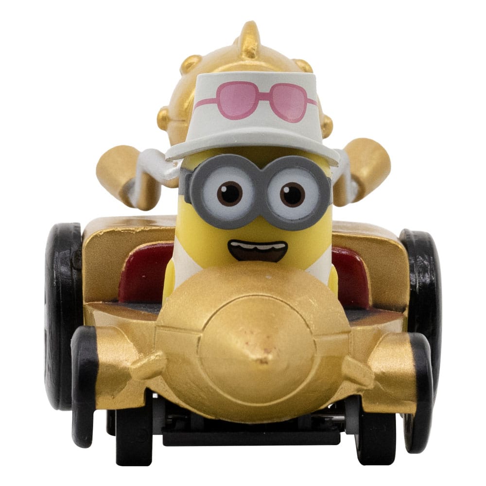 Minions Zoom Hero Rückzug-Fahrzeuge mit Figuren Blind Box Display (12)     