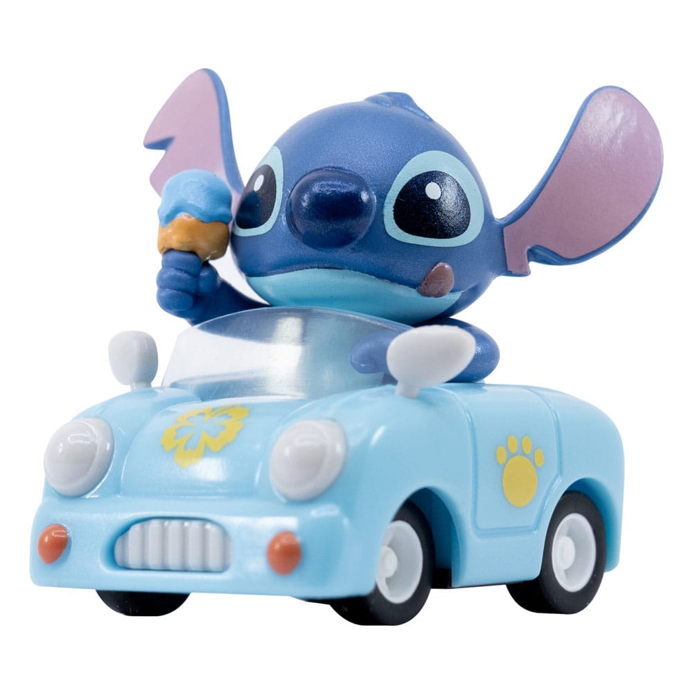 Lilo & Stitch Zoom Hero Rückzug-Fahrzeuge mit Figuren Stitch (Blind Box Ver.) Display (12)  