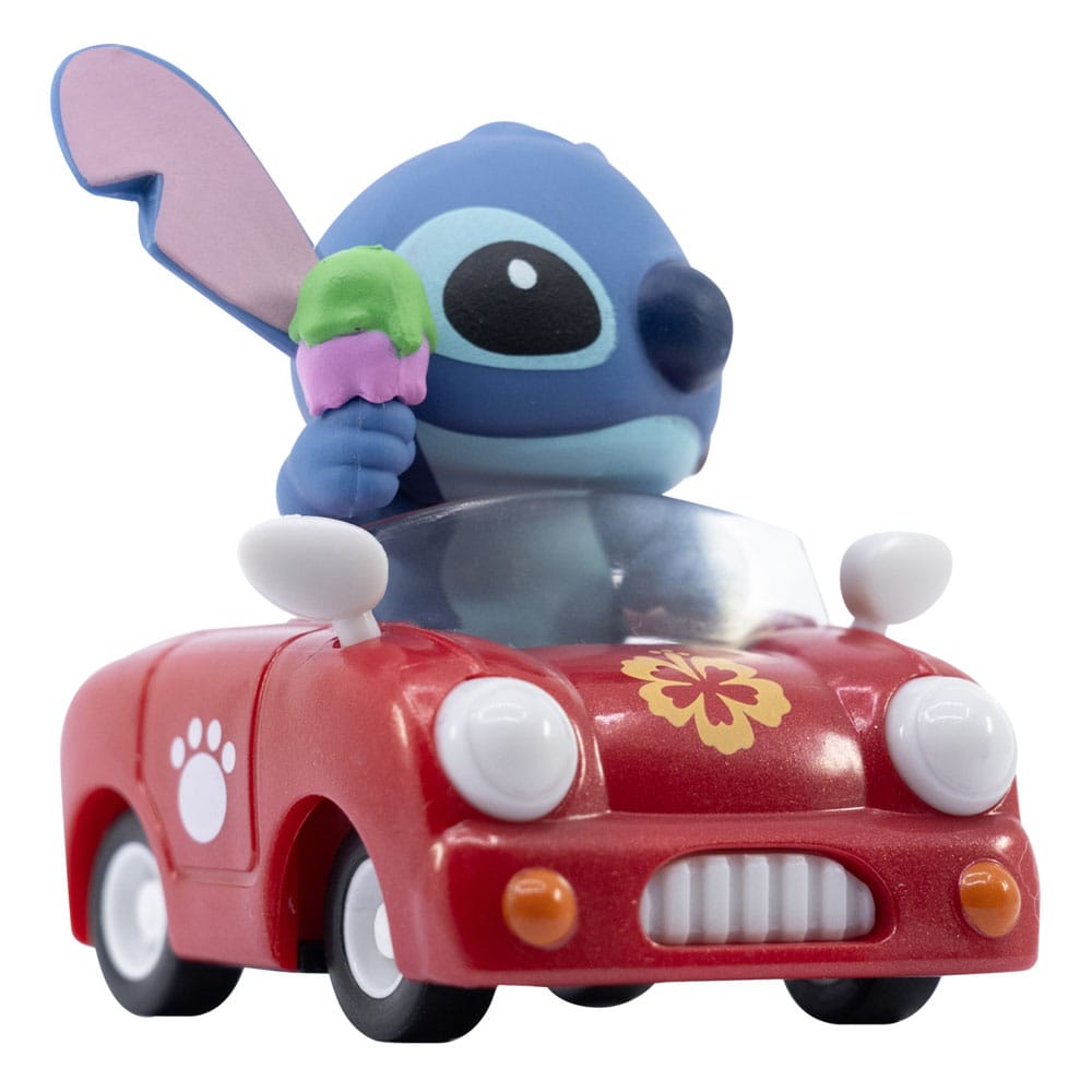 Lilo & Stitch Zoom Hero Rückzug-Fahrzeuge mit Figuren Stitch (Blind Box Ver.) Display (12)  