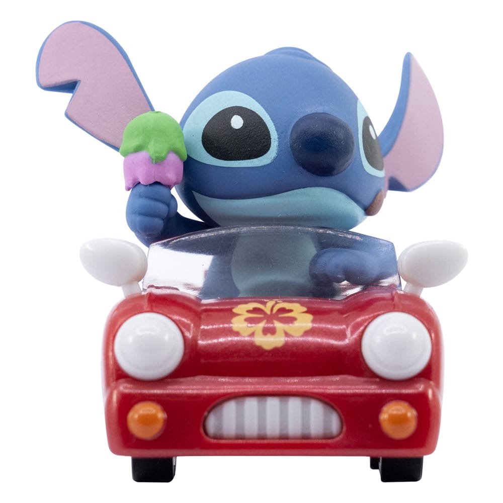 Lilo & Stitch Zoom Hero Rückzug-Fahrzeuge mit Figuren Stitch (Blind Box Ver.) Display (12)  