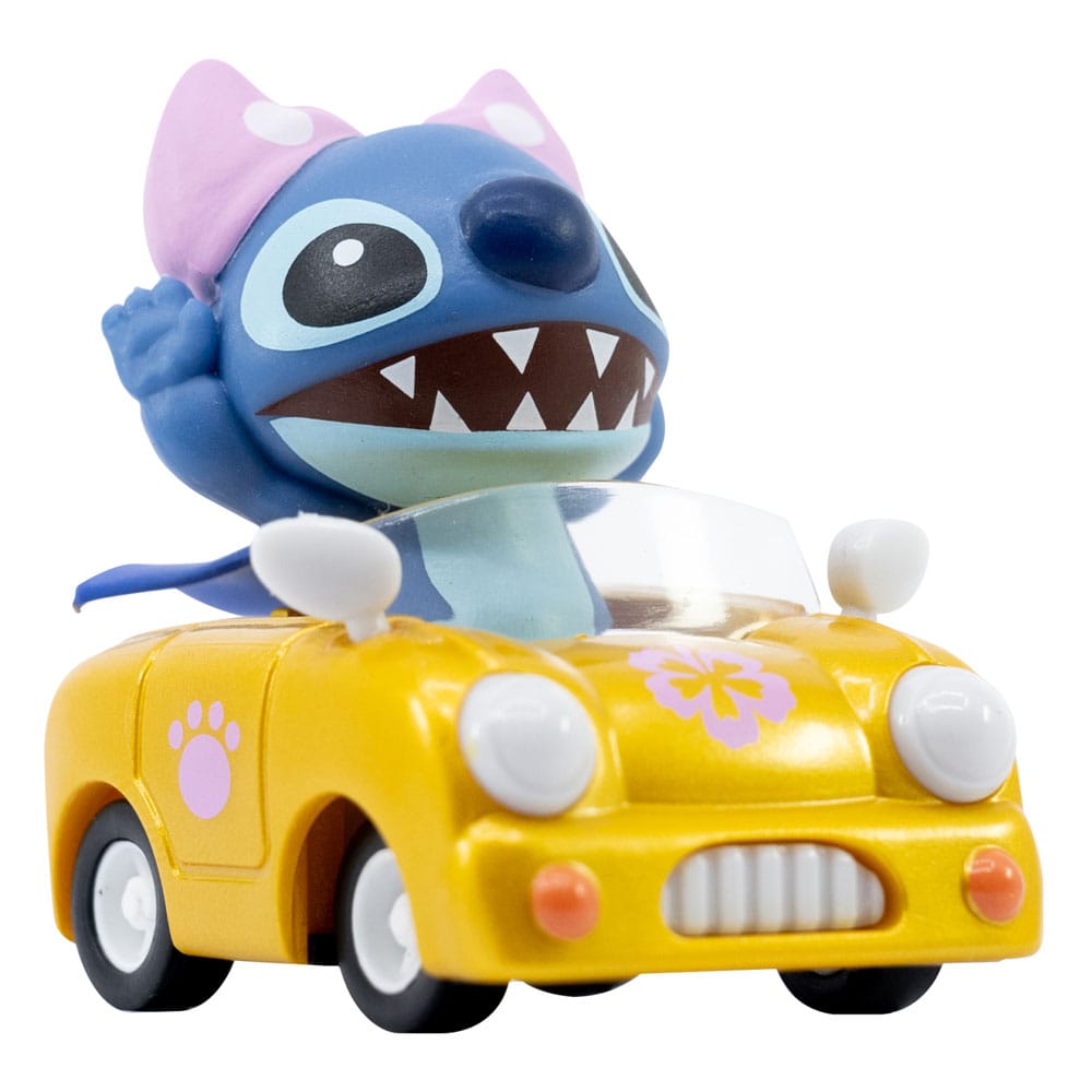 Lilo & Stitch Zoom Hero Rückzug-Fahrzeuge mit Figuren Stitch (Blind Box Ver.) Display (12)  