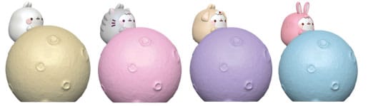 Molang Little Moon Light Series Minifiguren 8 cm Display (12)             