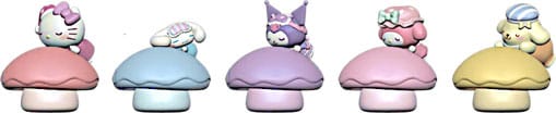Sanrio Bedside Light Little Mushroom Series Minifiguren Hello Kitty and Friends 8 cm Display (12)             