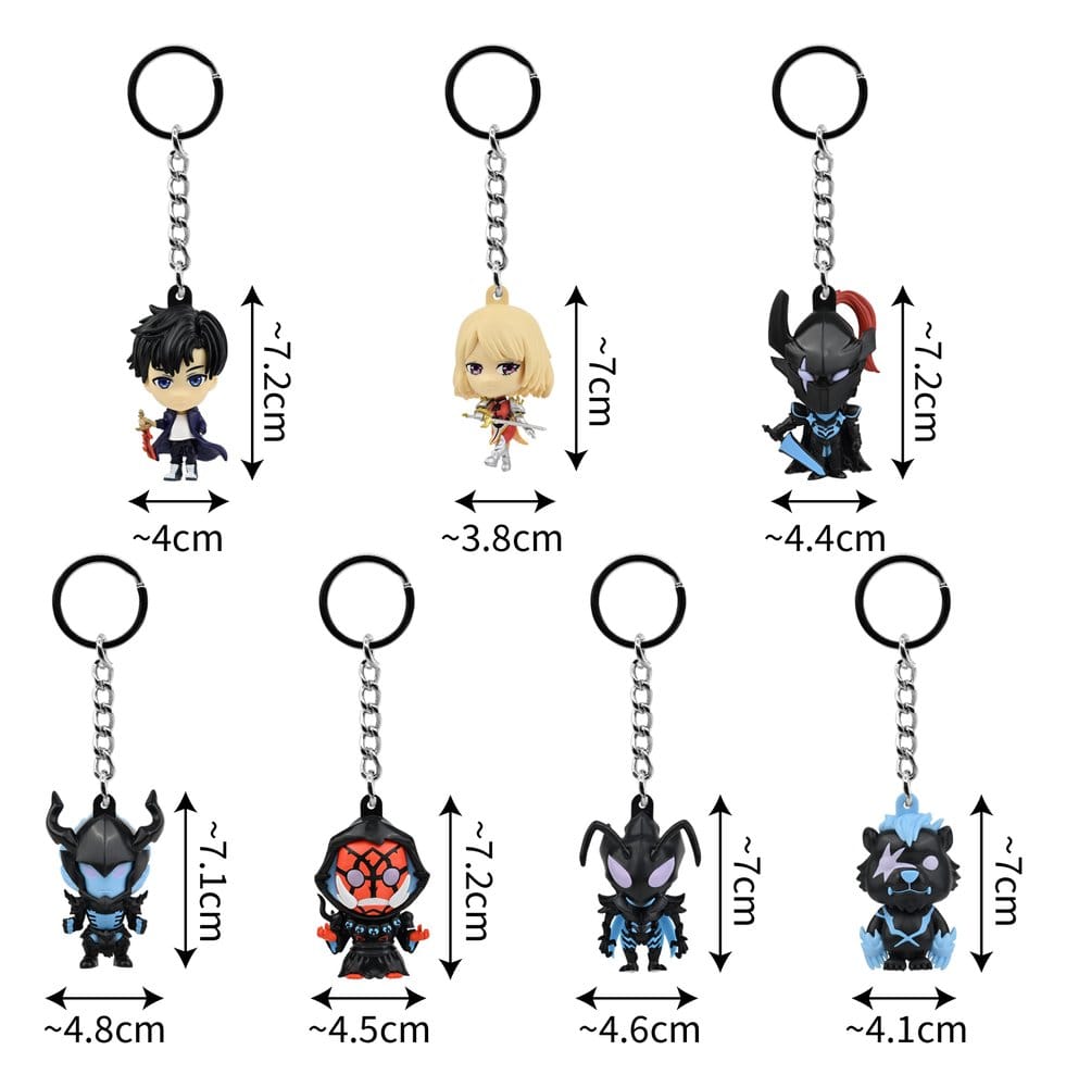 Solo Leveling Pocket Hero Schlüsselanhänger Series 1 Blind Box Display (12)