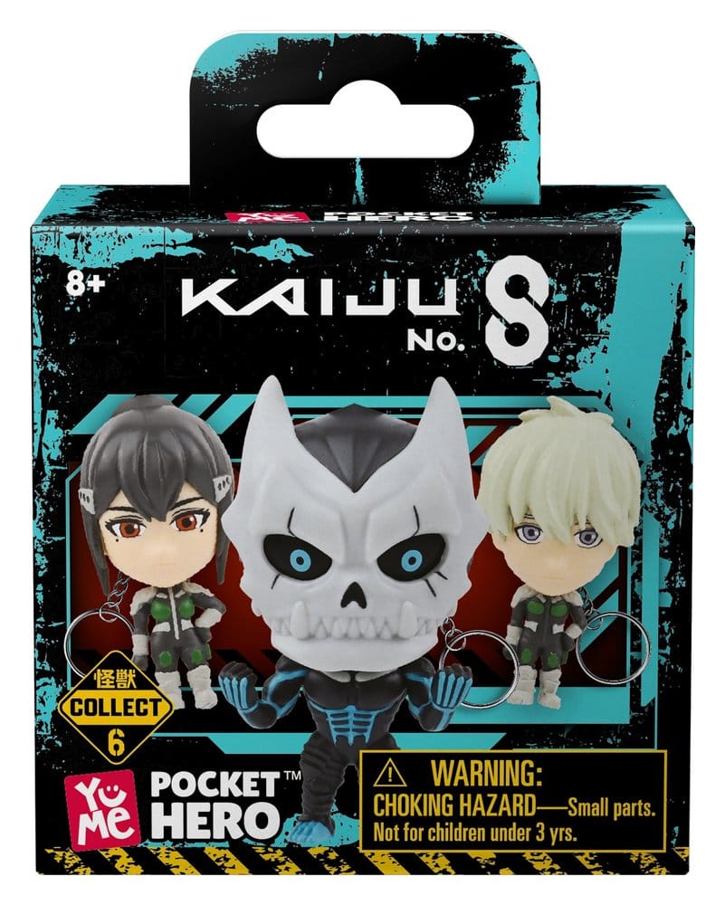 Kaiju No. 8 Pocket Hero Schlüsselanhänger Series 1 Blind Box Display (12)