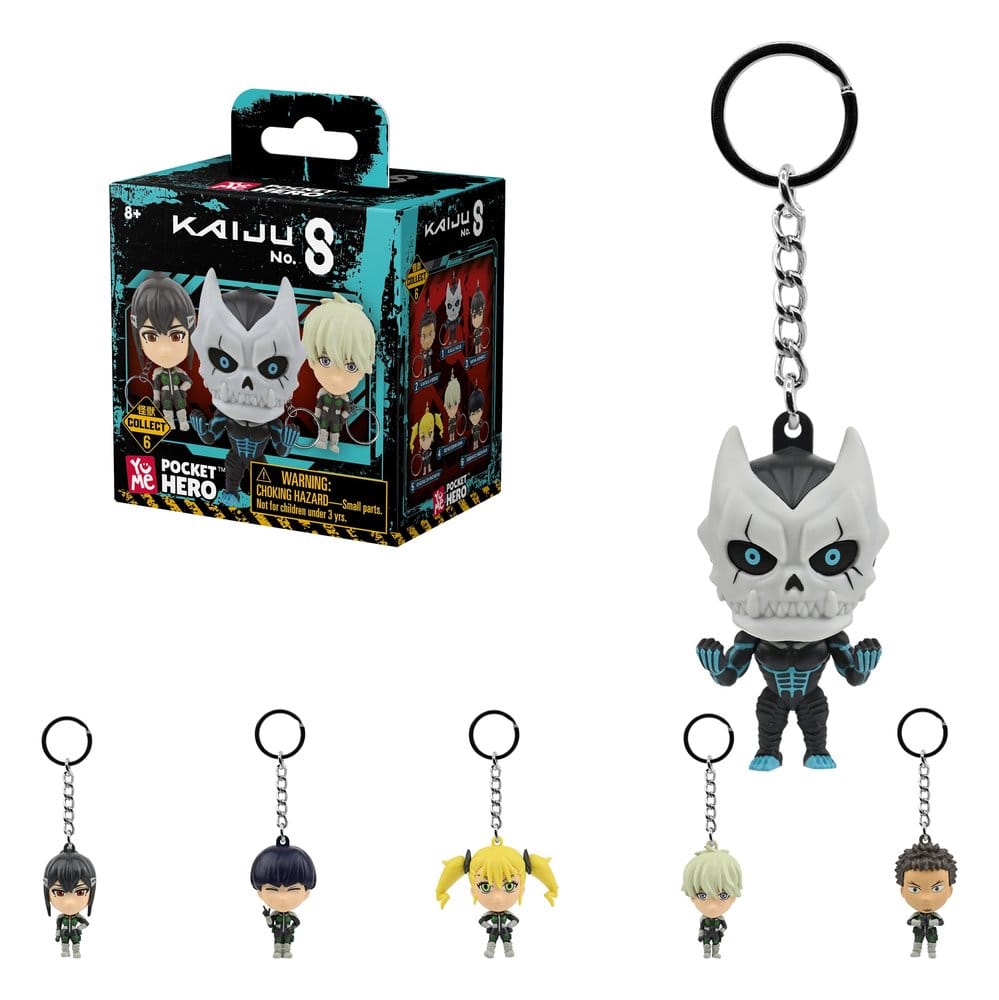 Kaiju No. 8 Pocket Hero Schlüsselanhänger Series 1 Blind Box Display (12)