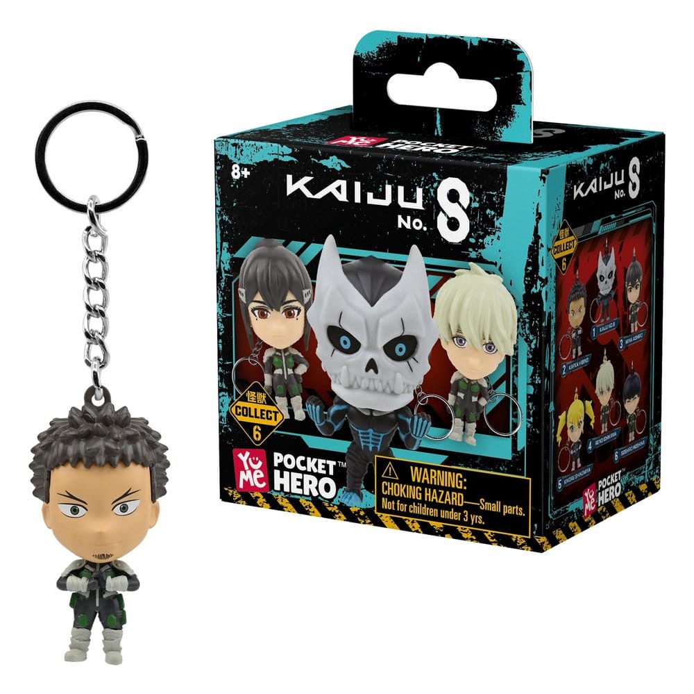 Kaiju No. 8 Pocket Hero Schlüsselanhänger Series 1 Blind Box Display (12)