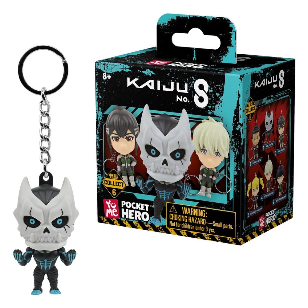 Kaiju No. 8 Pocket Hero Schlüsselanhänger Series 1 Blind Box Display (12)