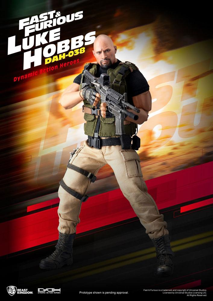Fast & Furious Dynamic 8ction Heroes Actionfigur 1/9 Luke Hobbs 21 cm
