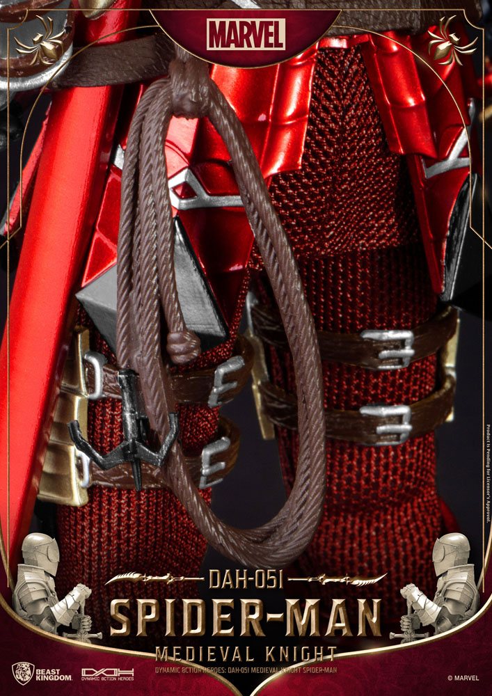Marvel Dynamic 8ction Heroes Actionfigur 1/9 Medieval Knight Spider-Man 20 cm