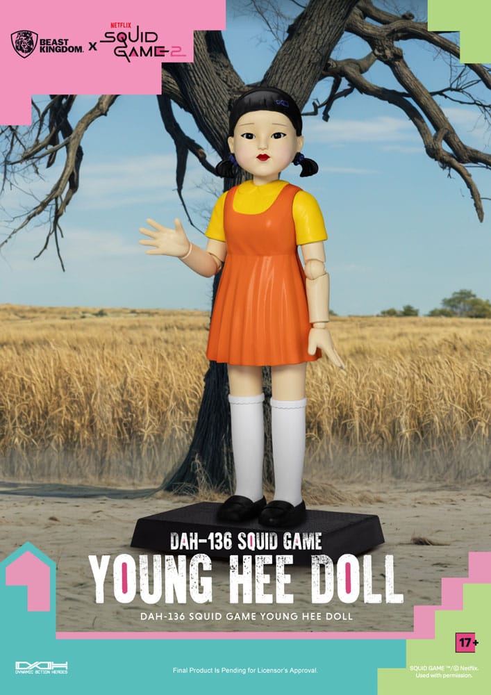 Squid Game Actionfigur mit Sound Young Hee Doll 30 cm