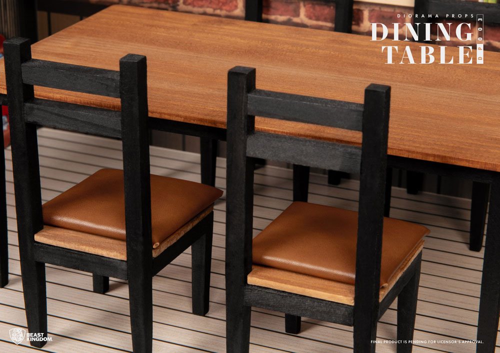 Diorama Props Series Zubehör-Set Dining Table Set