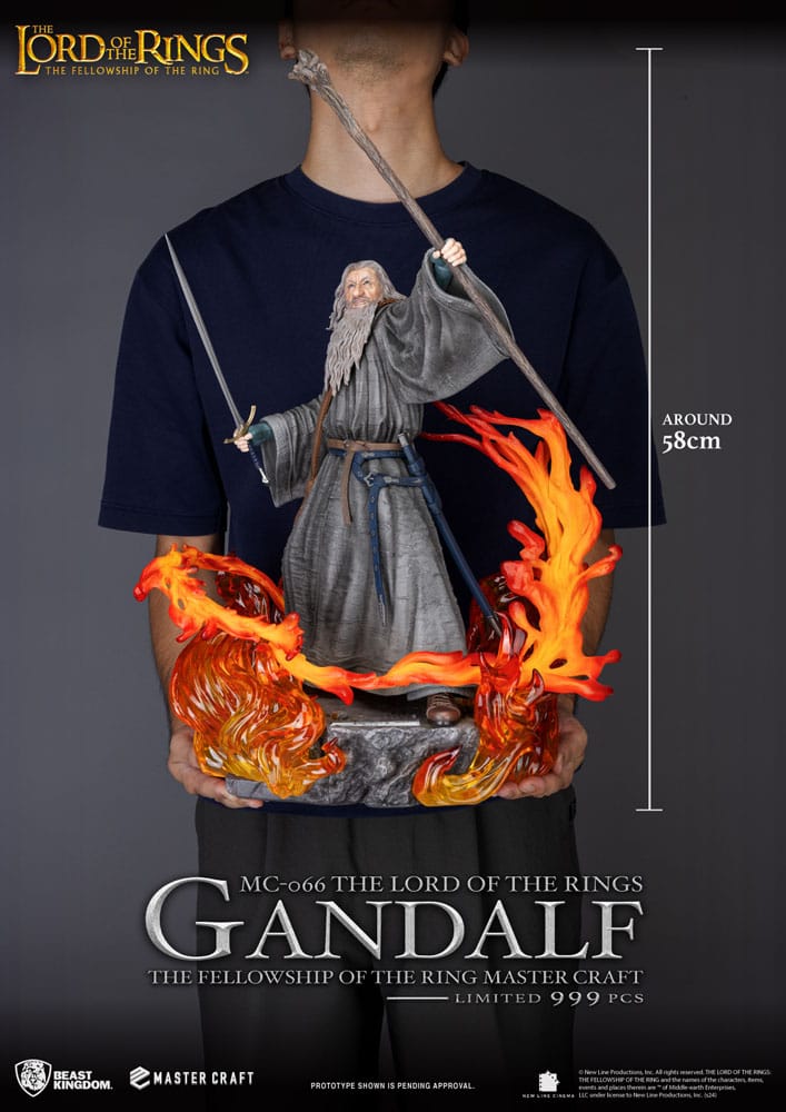 Herr der Ringe Master Craft Statue Gandalf 58 cm