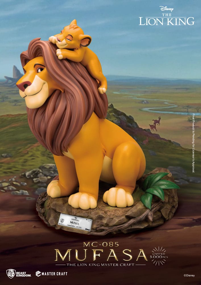 Disney Master Craft Statue Der König der Löwen Mufasa 36 cm