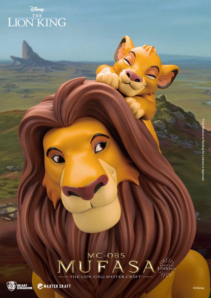 Disney Master Craft Statue Der König der Löwen Mufasa 36 cm