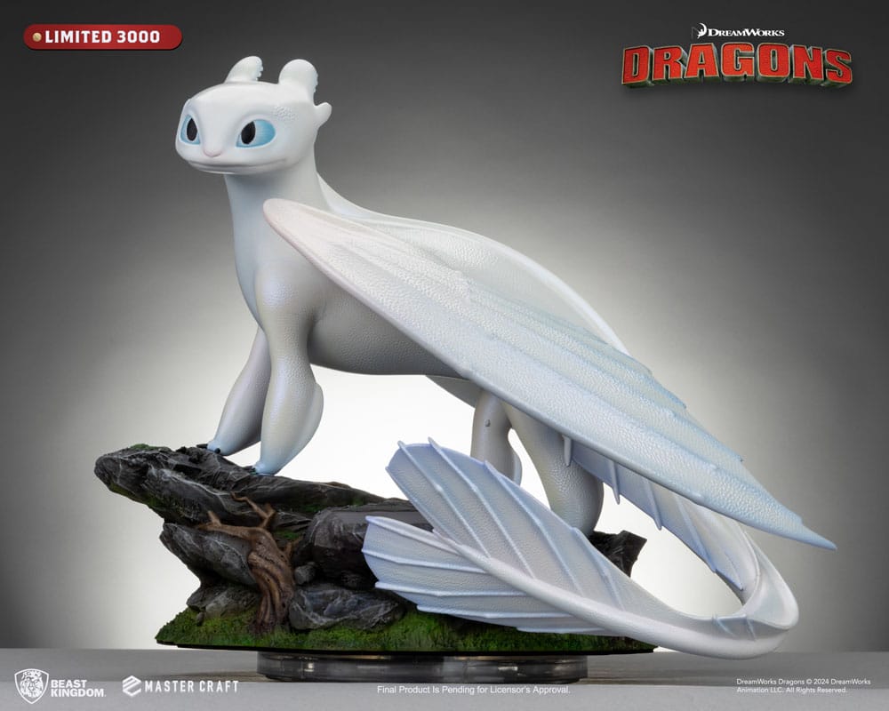Drachenzähmen leicht gemacht 3 Master Craft Statue Light Fury 29 cm