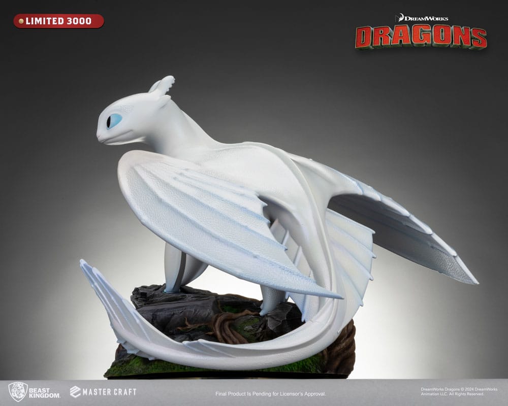 Drachenzähmen leicht gemacht 3 Master Craft Statue Light Fury 29 cm