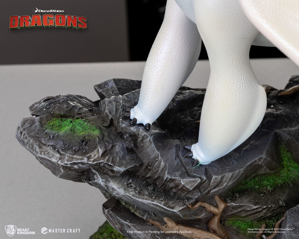 Drachenzähmen leicht gemacht 3 Master Craft Statue Light Fury 29 cm