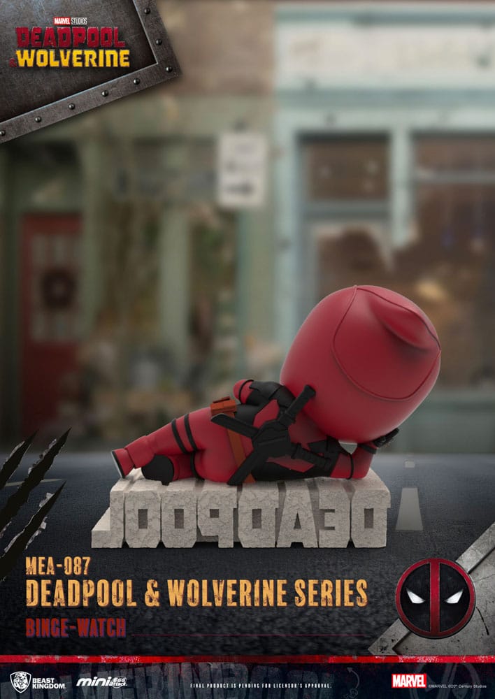 Deadpool 3 Deadpool & Wolverine Series Mini Egg Attack Figuren Set 8 cm