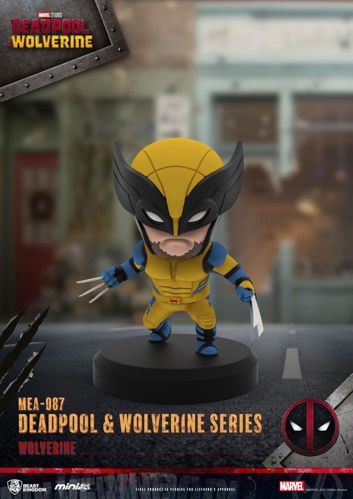 Deadpool 3 Deadpool & Wolverine Series Mini Egg Attack Figuren Set 8 cm