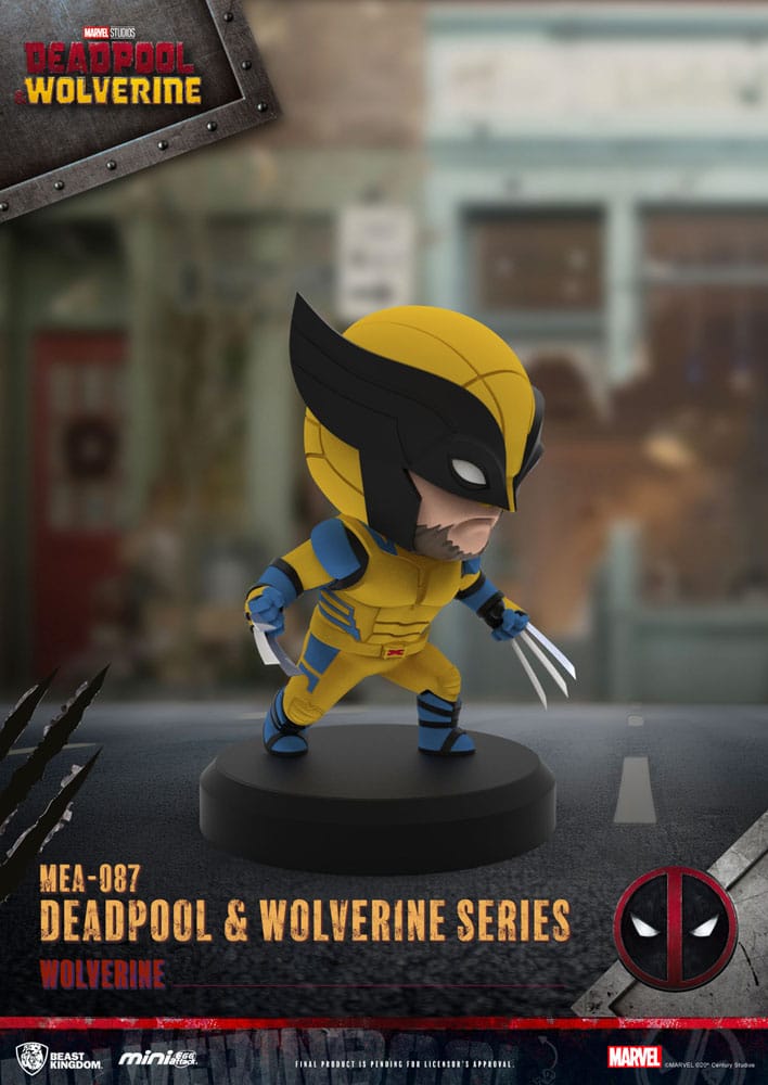 Deadpool 3 Deadpool & Wolverine Series Mini Egg Attack Figuren Set 8 cm