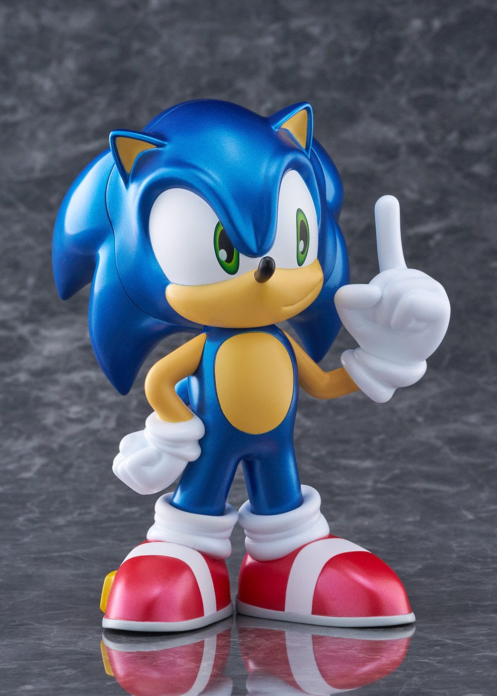 Sonic The Hedgehog Sofbi Vinyl-Figur Sonic Metallic Ver. 15 cm   