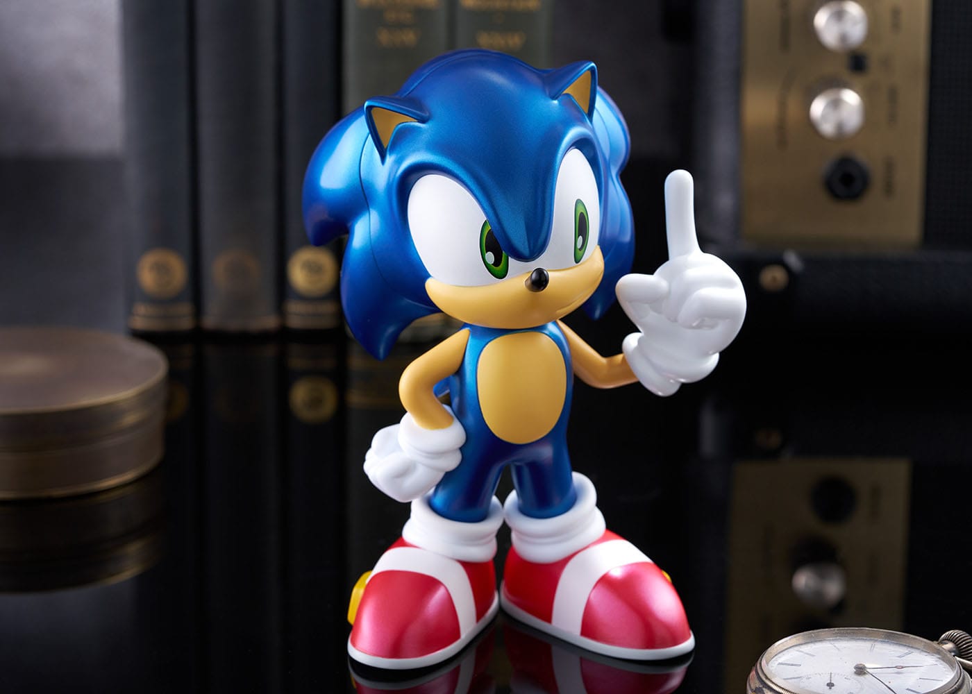 Sonic The Hedgehog Sofbi Vinyl-Figur Sonic Metallic Ver. 15 cm   