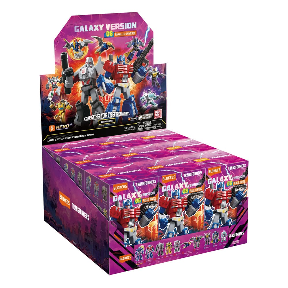 Transformers Blokees Plastic Model Kit Galaxy Version 06 One Sortiment (9)