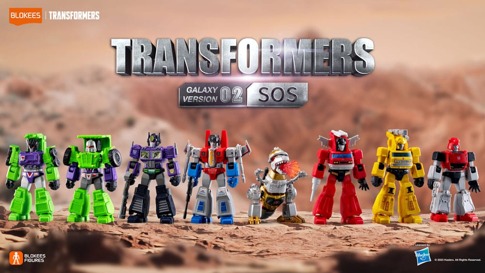 Transformers Blokees Plastic Model Kit Galaxy Version 02 SOS Sortiment (9)
