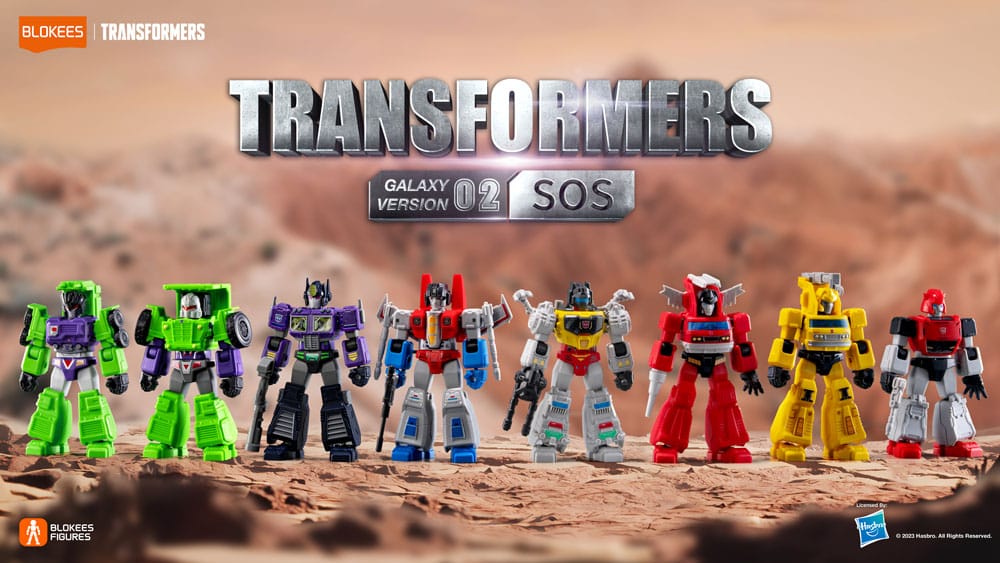 Transformers Blokees Plastic Model Kit Galaxy Version 02 SOS Sortiment (9)