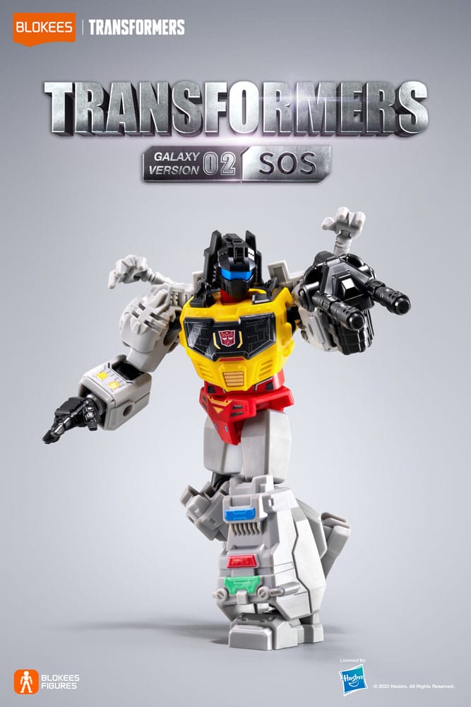 Transformers Blokees Plastic Model Kit Galaxy Version 02 SOS Sortiment (9)