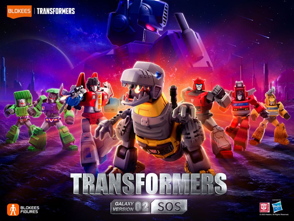 Transformers Blokees Plastic Model Kit Galaxy Version 02 SOS Sortiment (9)