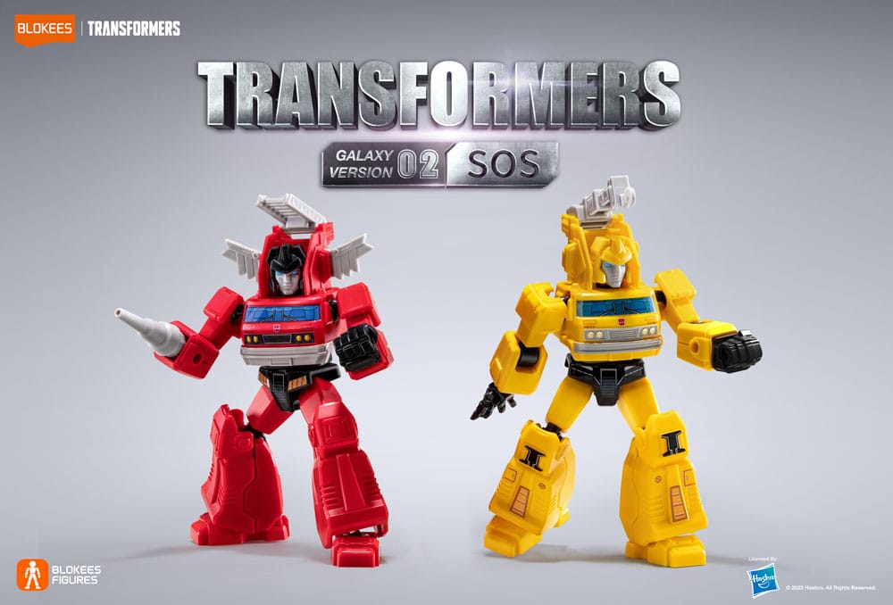 Transformers Blokees Plastic Model Kit Galaxy Version 02 SOS Sortiment (9)